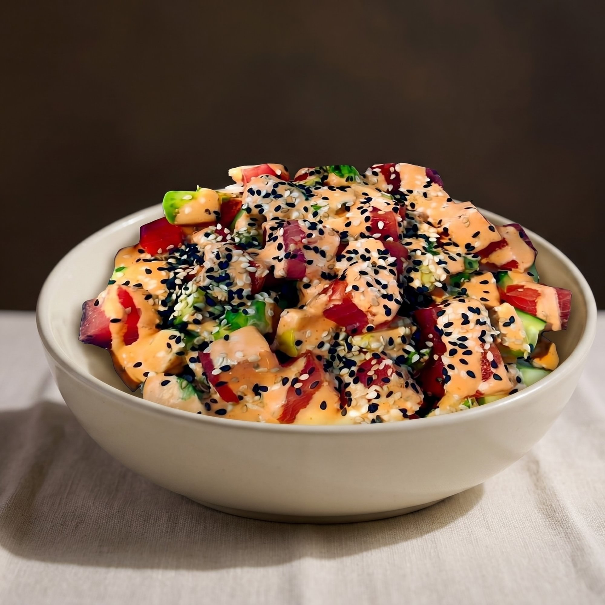 Spicy Aioli Poke Bowl