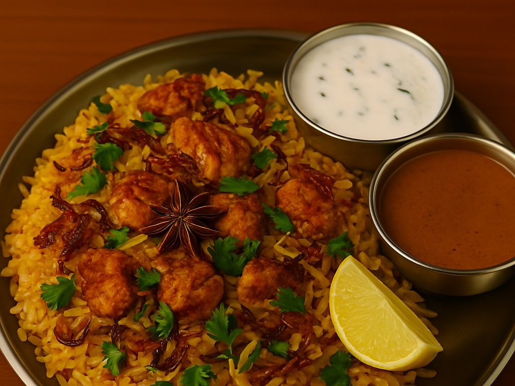 Chettinadu Chicken Biryani