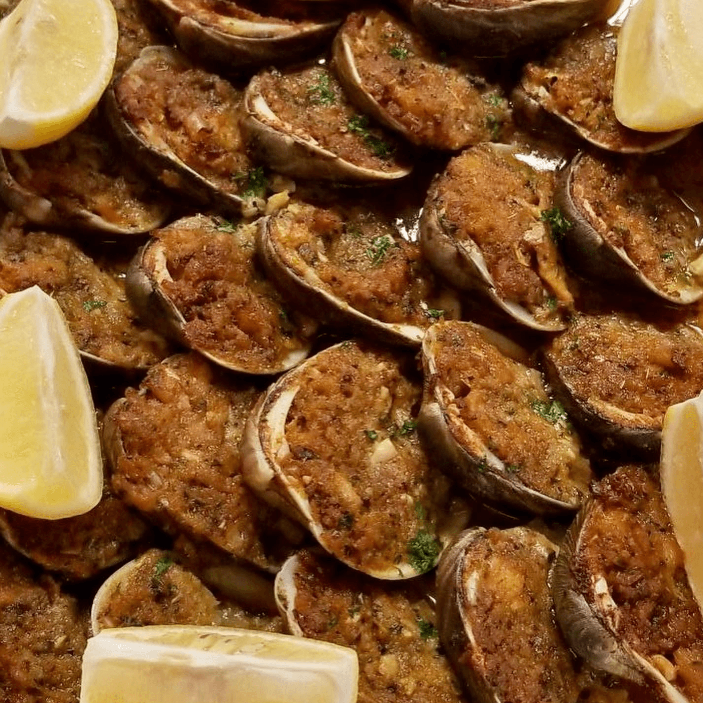 Stuffed Baked Clams