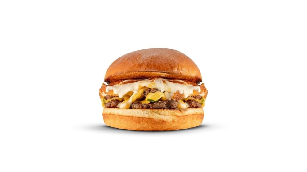 Mozzarella Cheese Curd Burger