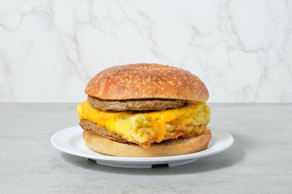 Turkey Sausage, Egg & Cheddar