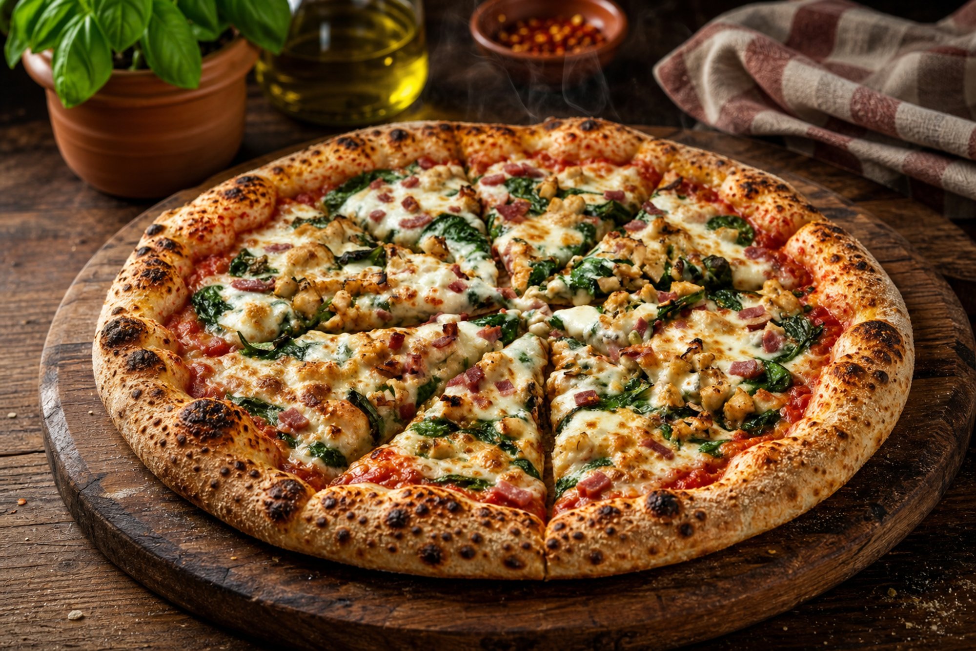 Chicken Parm & Spinach