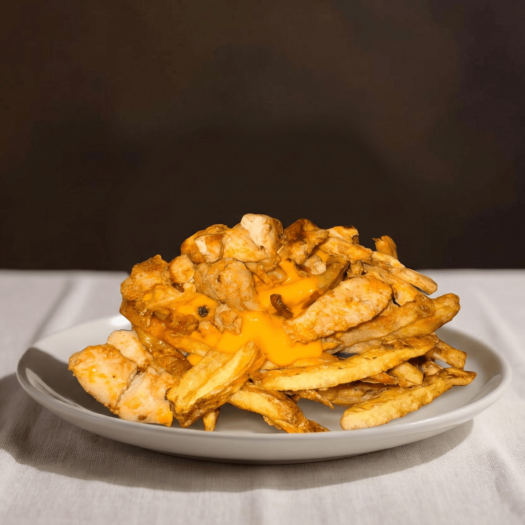 Fries with Chicken Shawarma