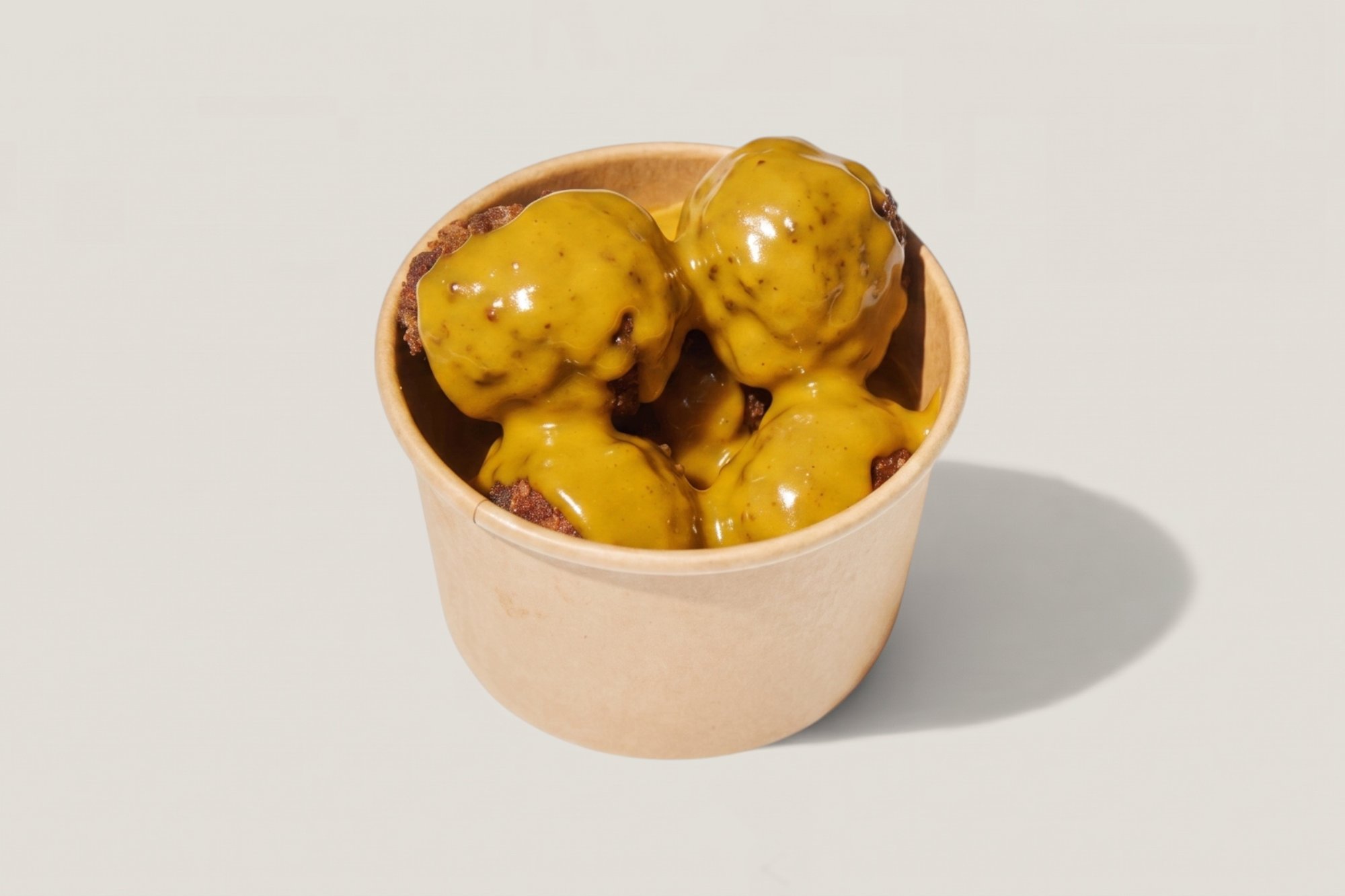 Turkey Meatballs with Honey Mustard