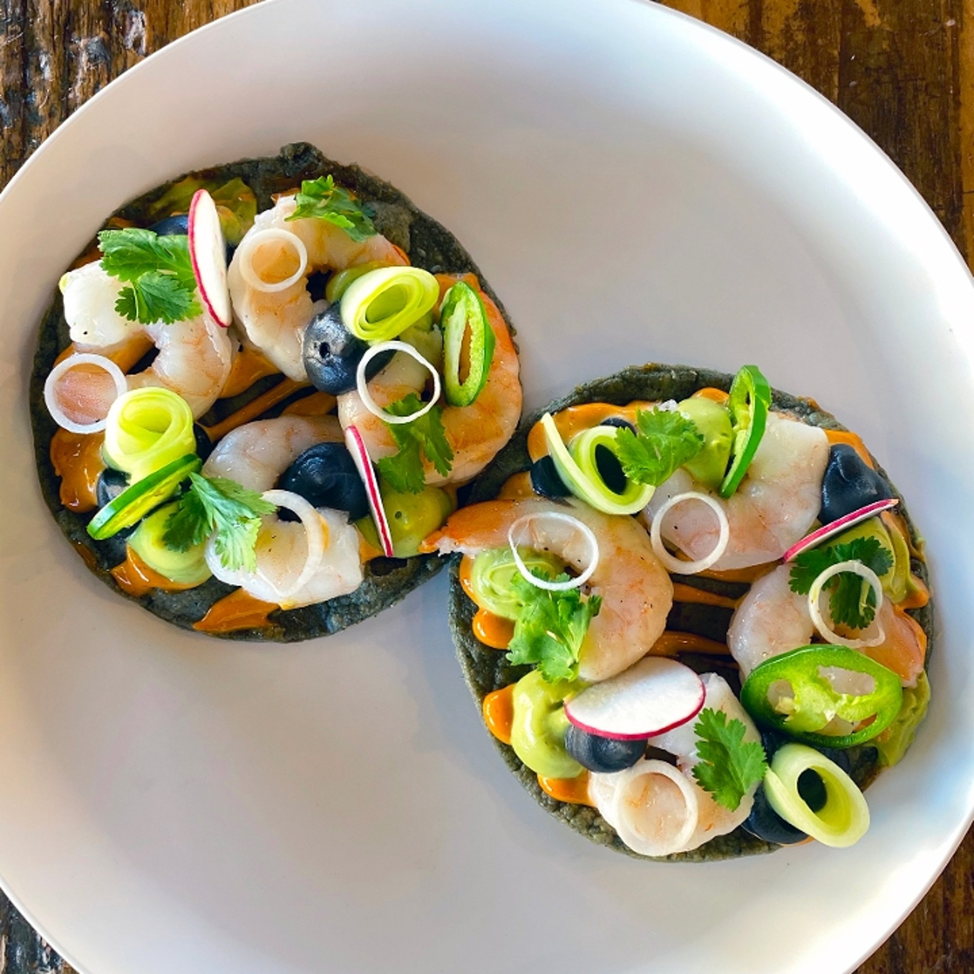 Shrimp Tostadas