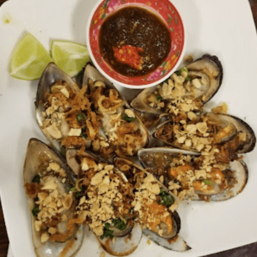 A10-Grilled Mussels (8 Pieces)