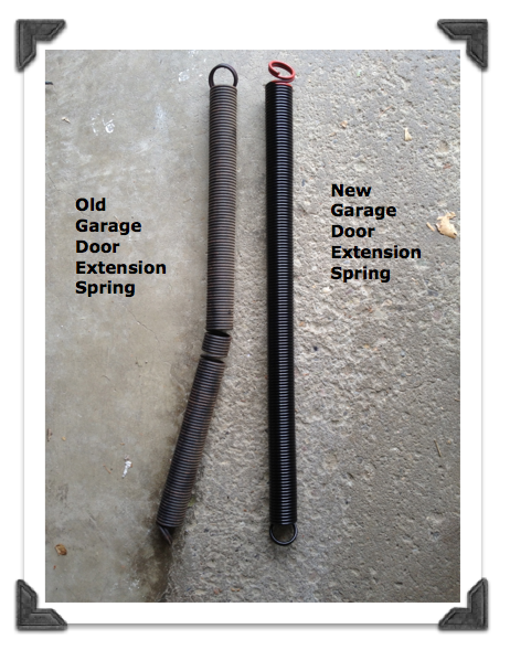 Old Stretched extension springs can be dangerous! They could break at any time and leave your garage door in-operable! Get a service today!