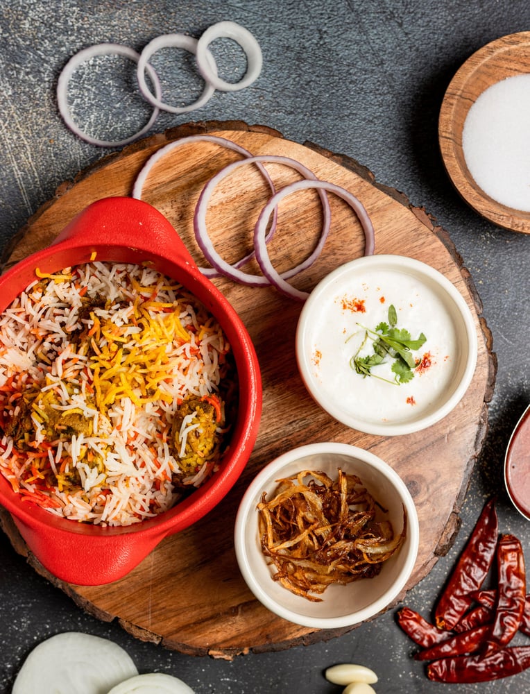 Goat Dum Biryani