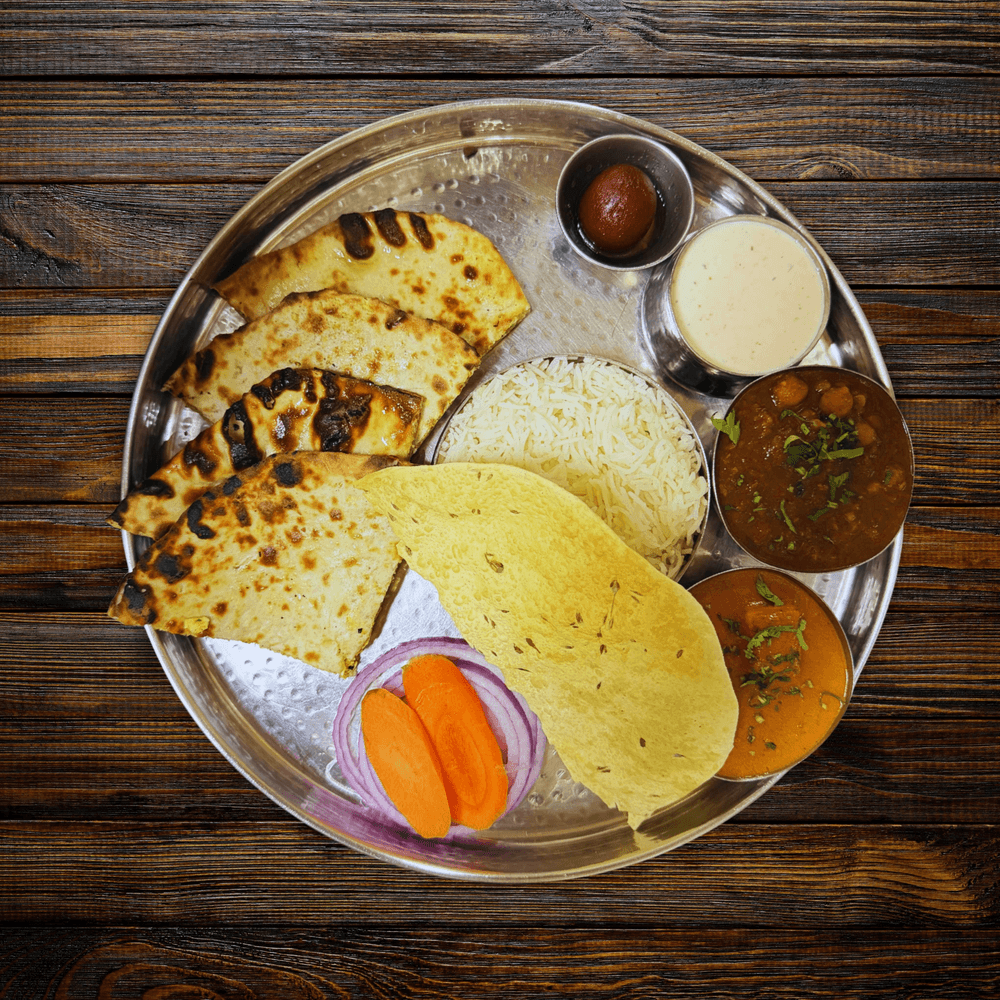 Amritsari Kulcha Thali