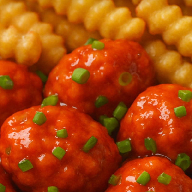 Boneless Wings & Fries