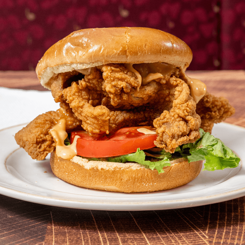 Catfish Tenders Sandwich w/ Fries & Cole Slaw