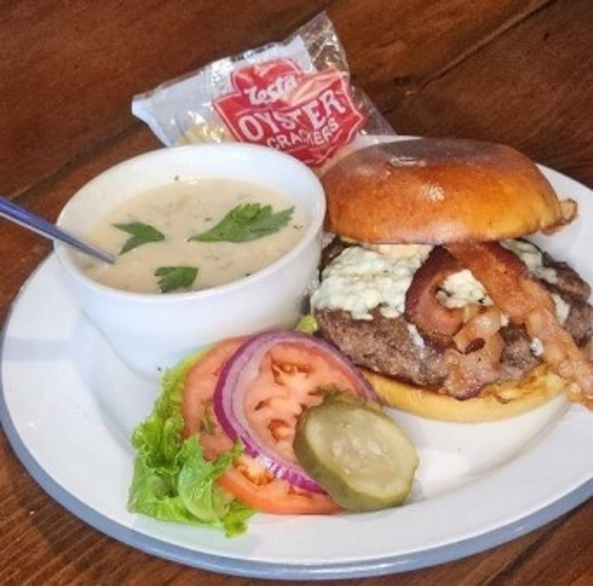 Clam Chowder Burger