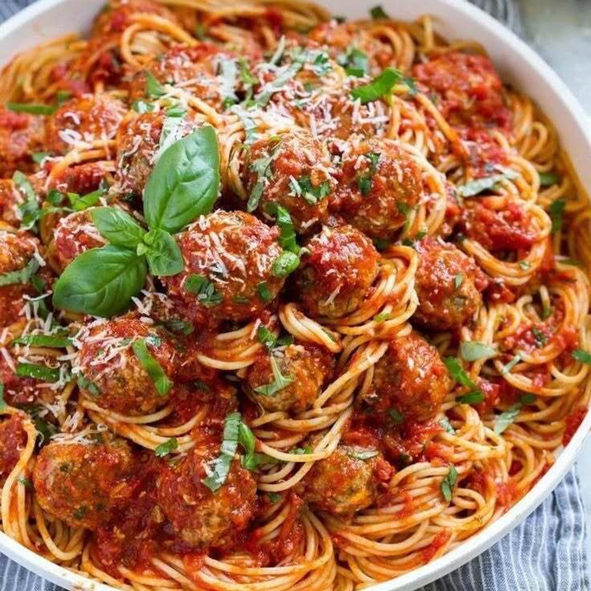 Meatballs Pasta