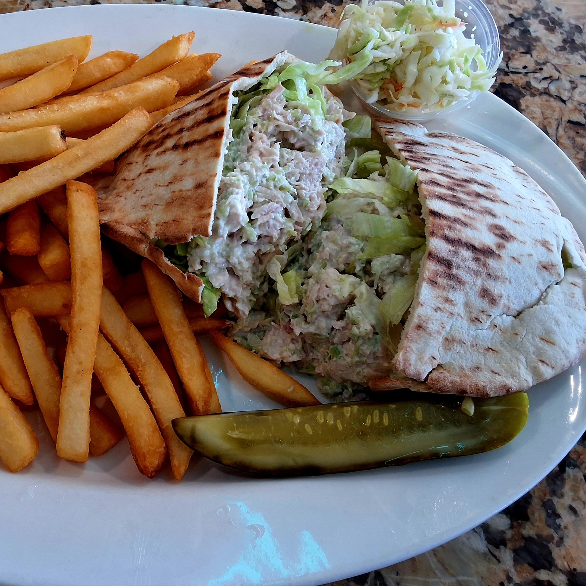 Tuna Salad Pita Sandwich