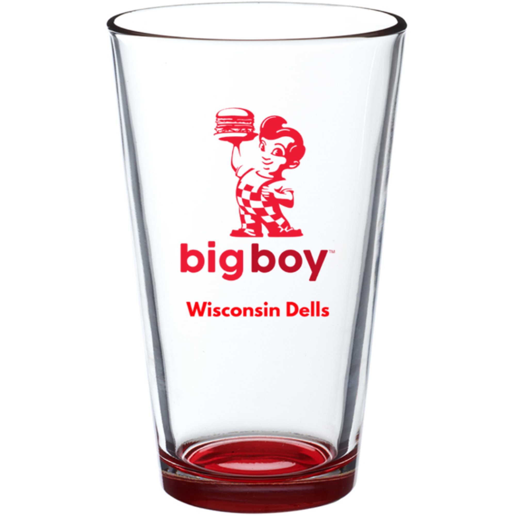 Pint Glass - Red Imprint