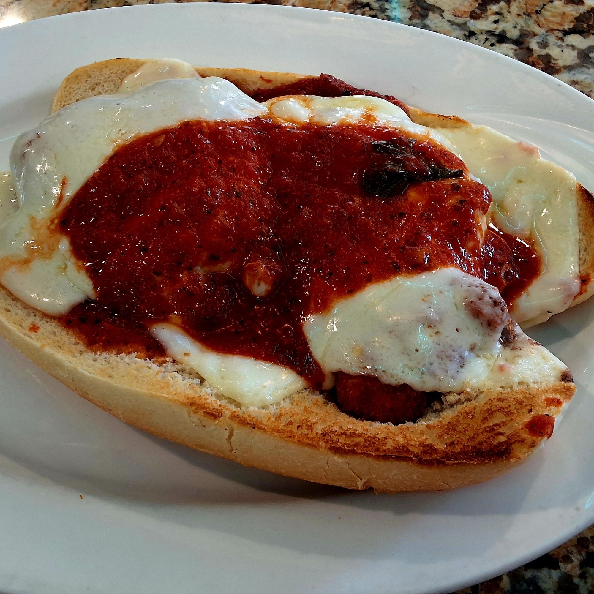 Chicken Breast Parmigiana Sandwich