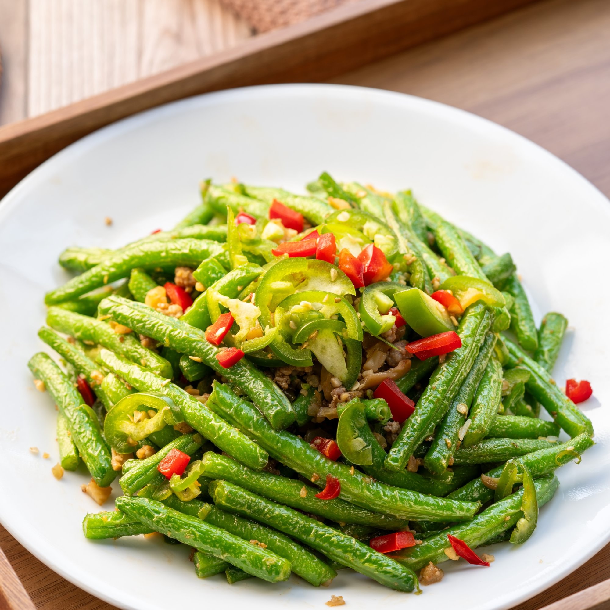 Dry-Braised String Beans