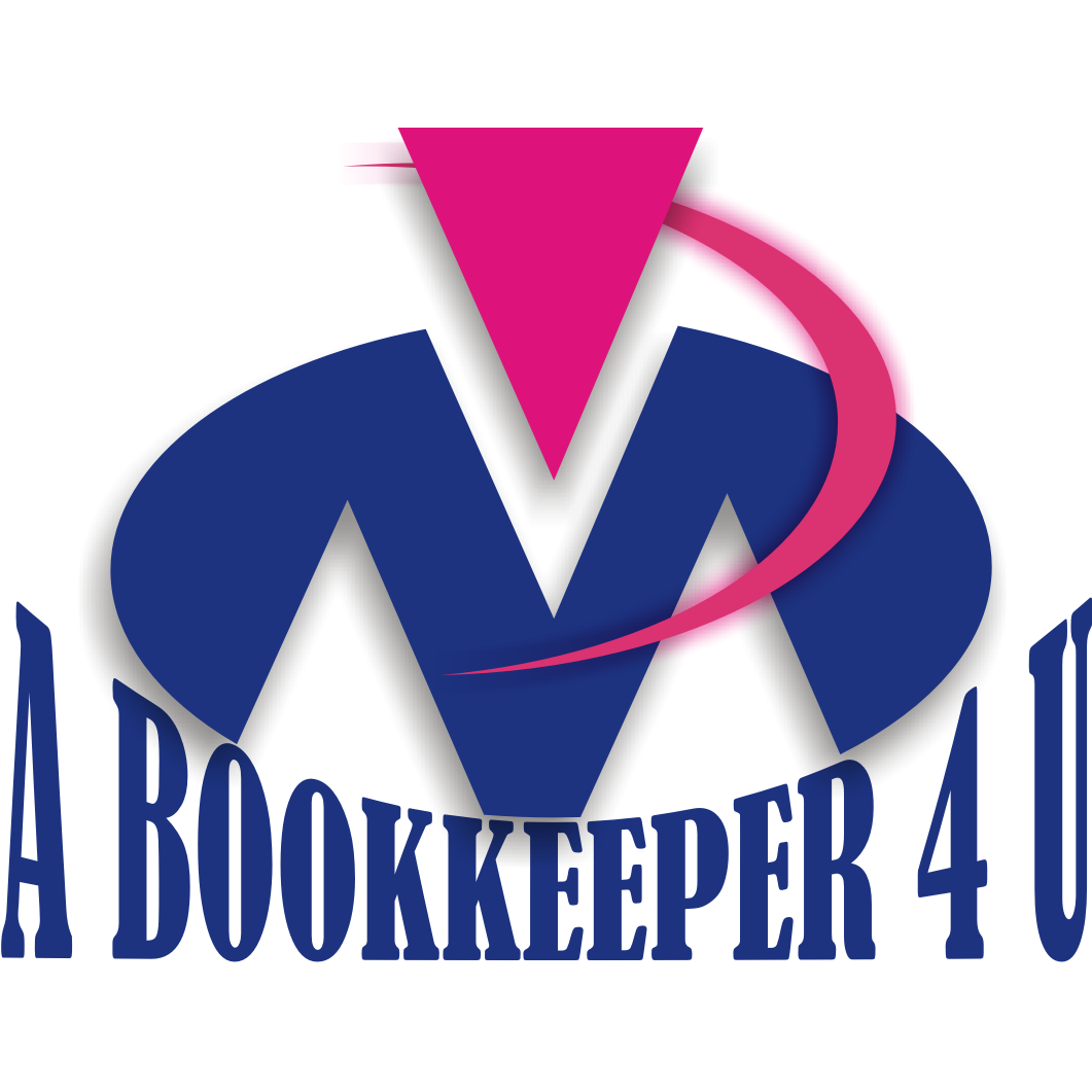 A Bookkeeper 4 U, LLC. Logo