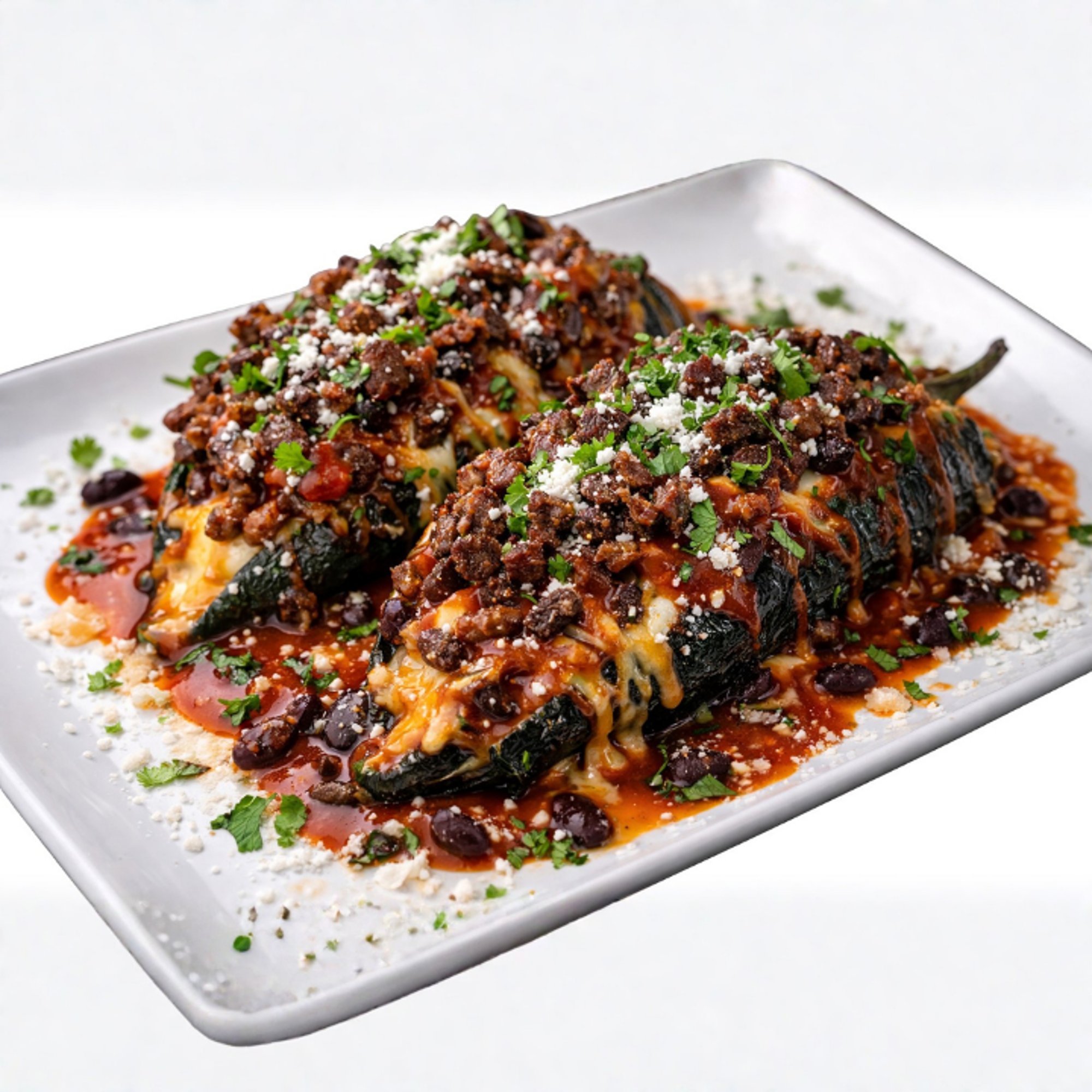 CHILI RELLENOS ENSILLADOS