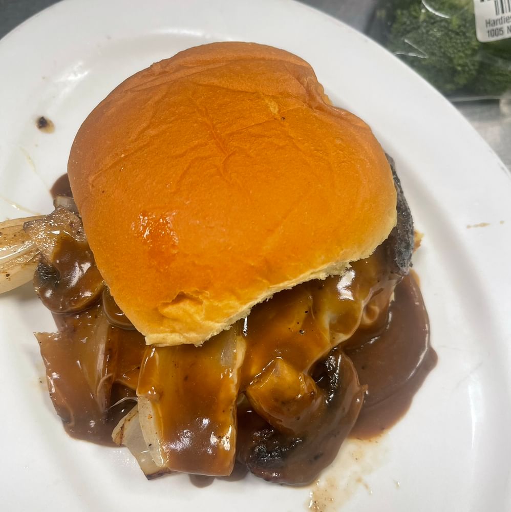 Mushroom Swiss Burger