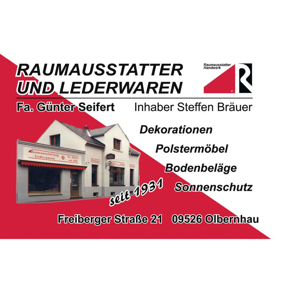 Logo von Raumausstatter und Lederwaren Seifert Inh. Steffen Bräuer
