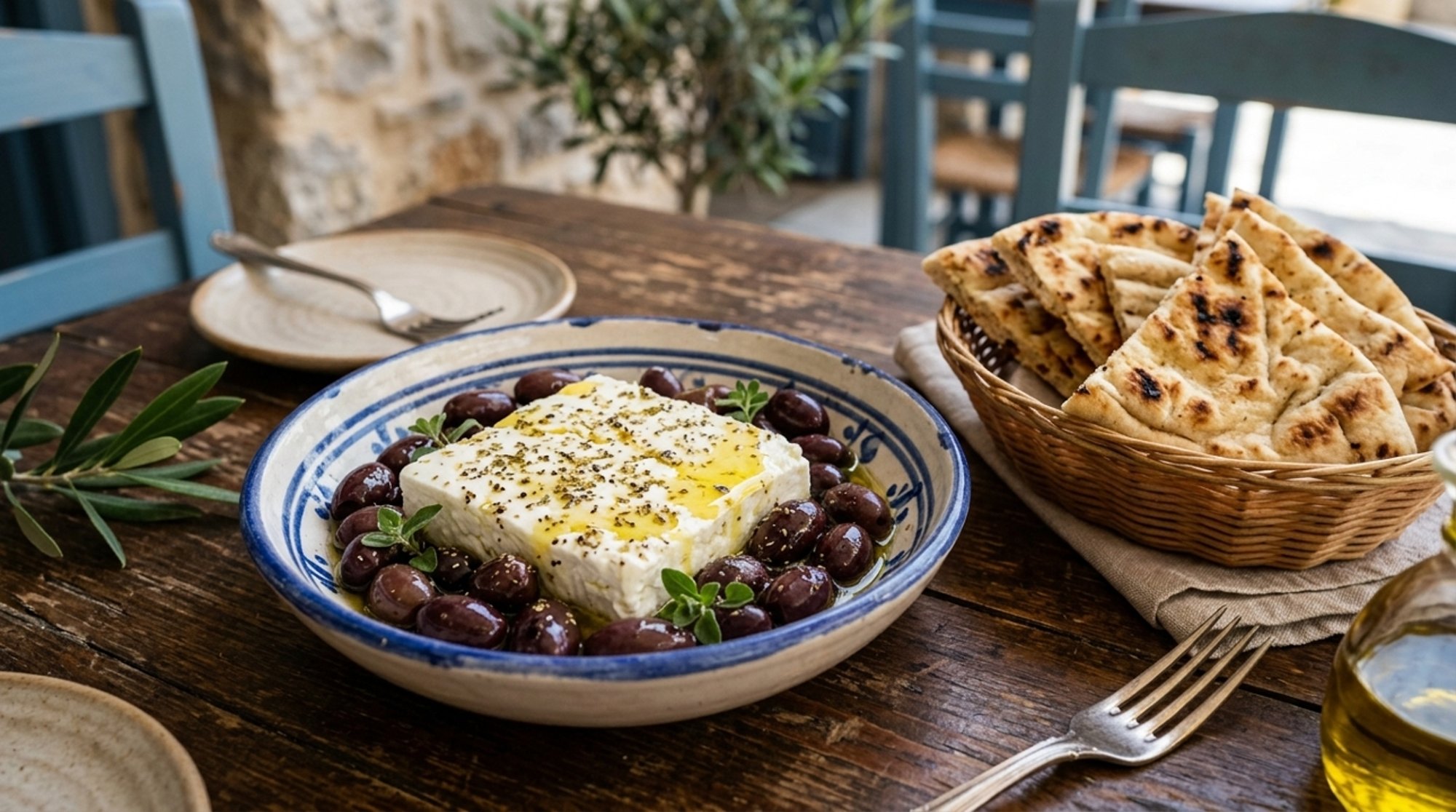 FETA CHEESE & KALAMATA OLIVES (VE)