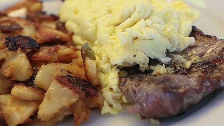 .Sirloin Steak and Eggs