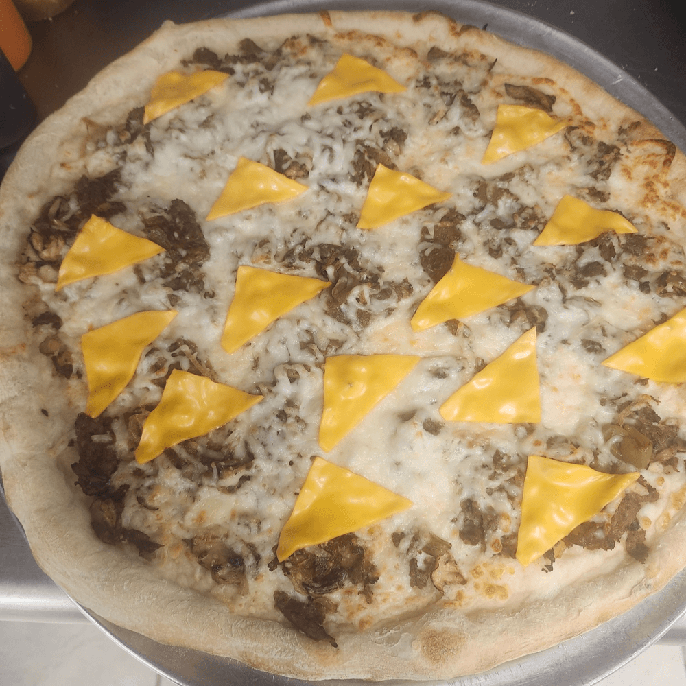 Cheese Steak Pizza