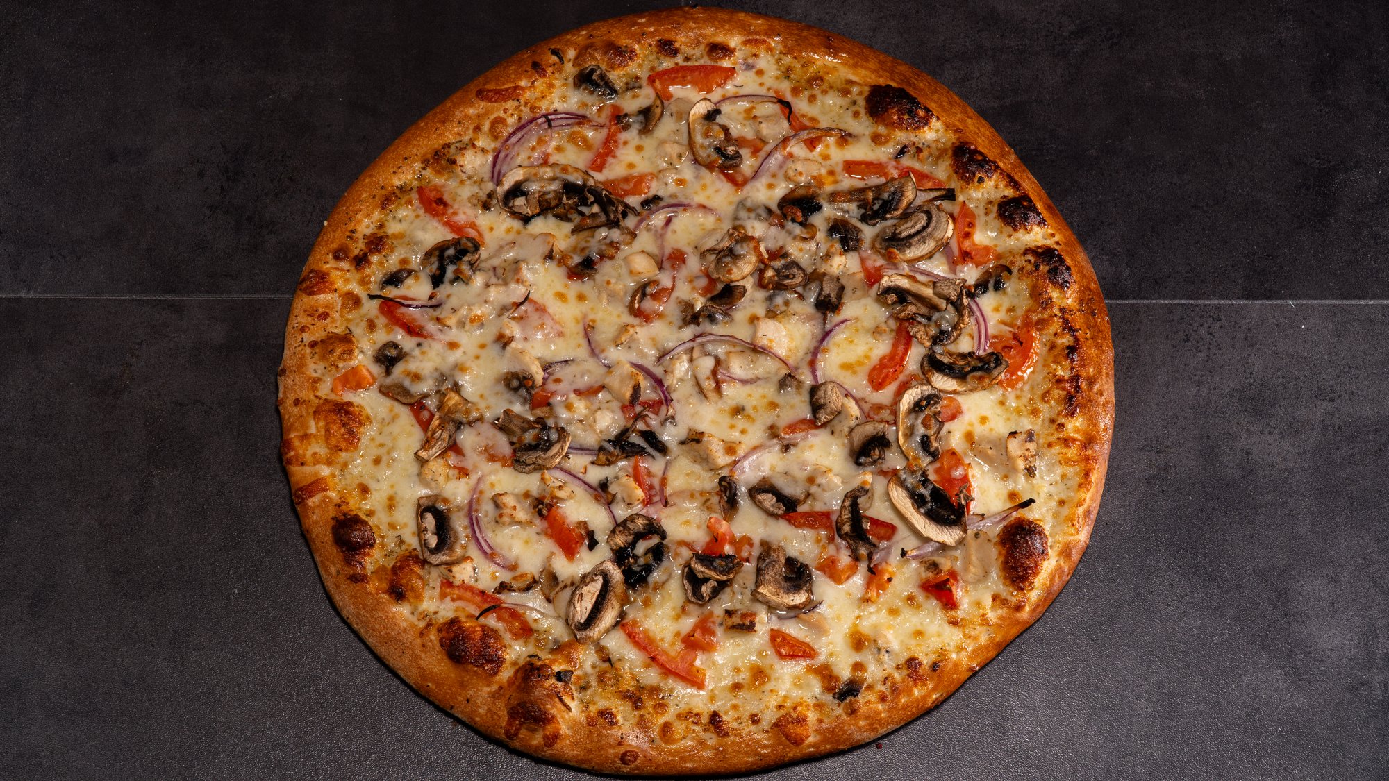 Garden Chicken Pizza