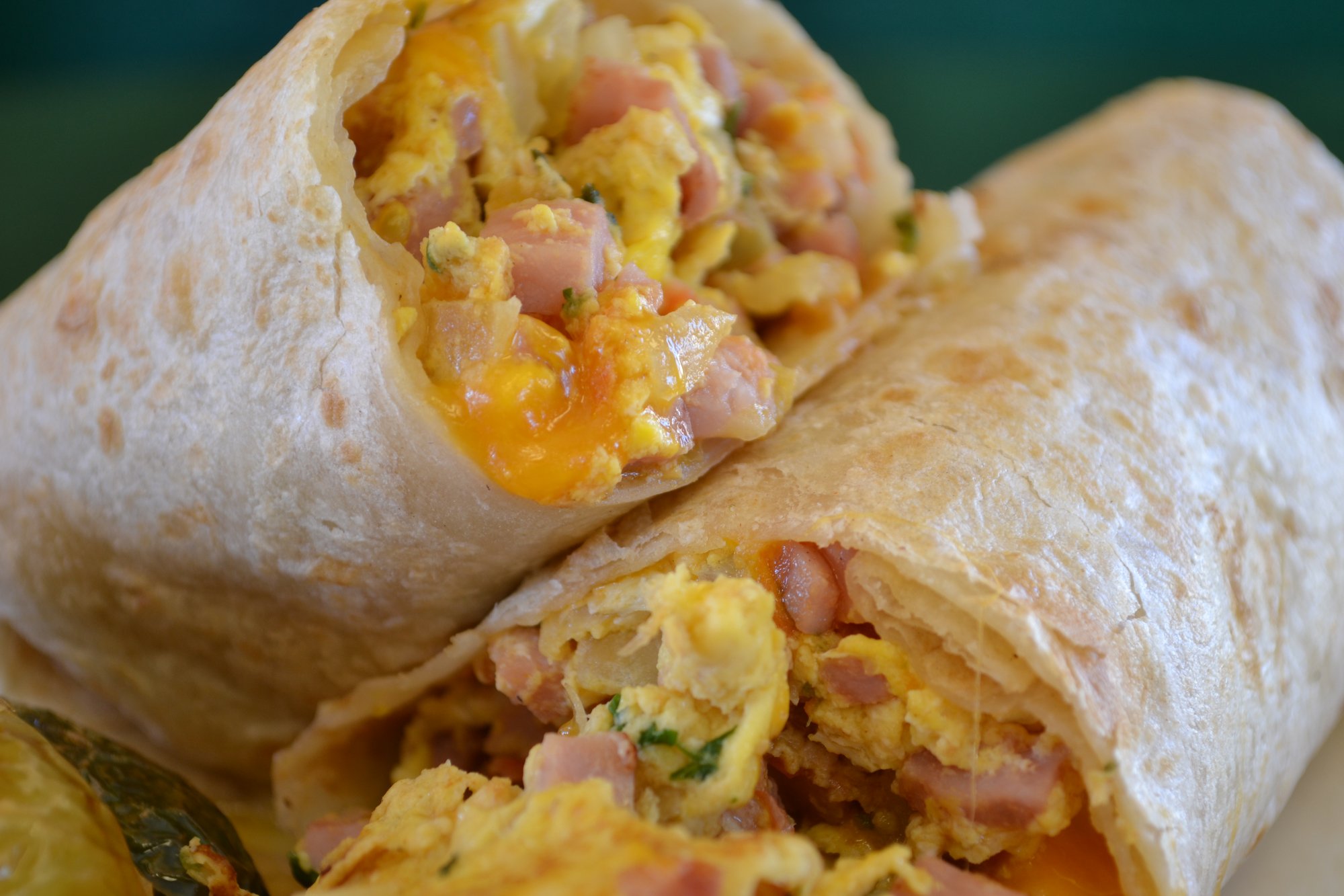 Ham Breakfast Burrito