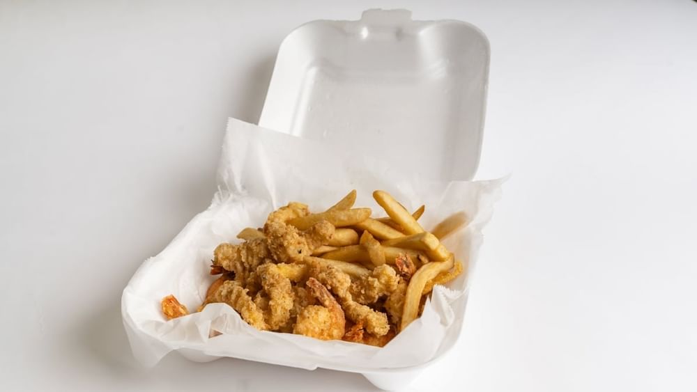 Conch Shrimp Platter