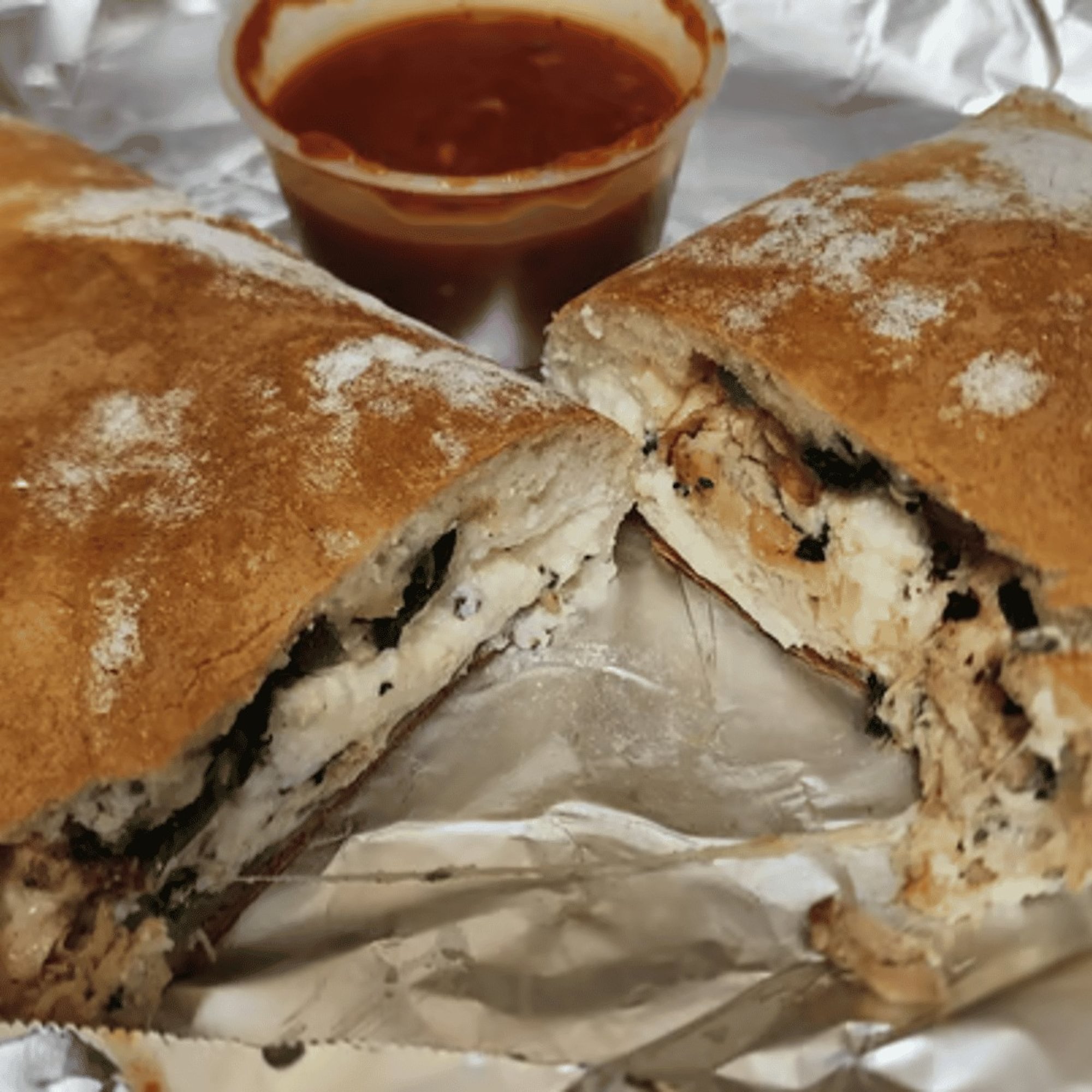 Chicken Florentine Calzone