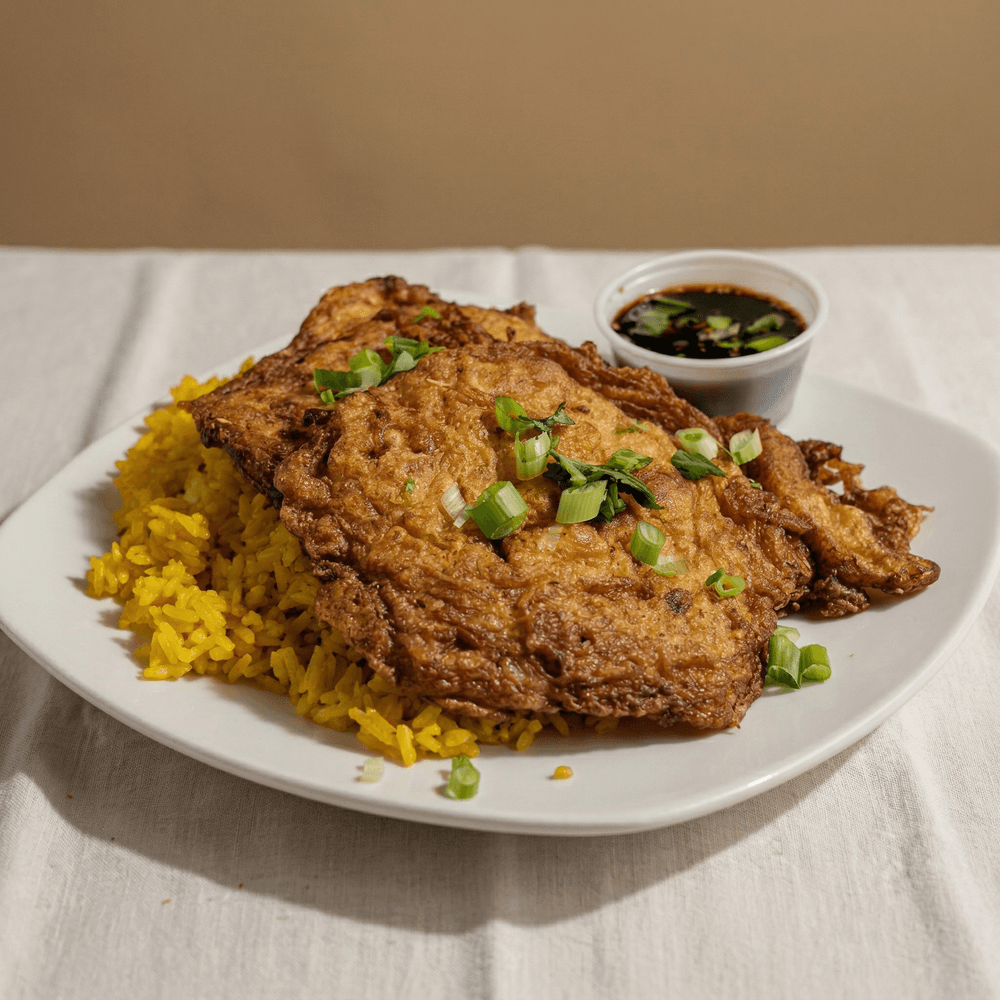 Egg Foo Young Chicken or Roast Pork