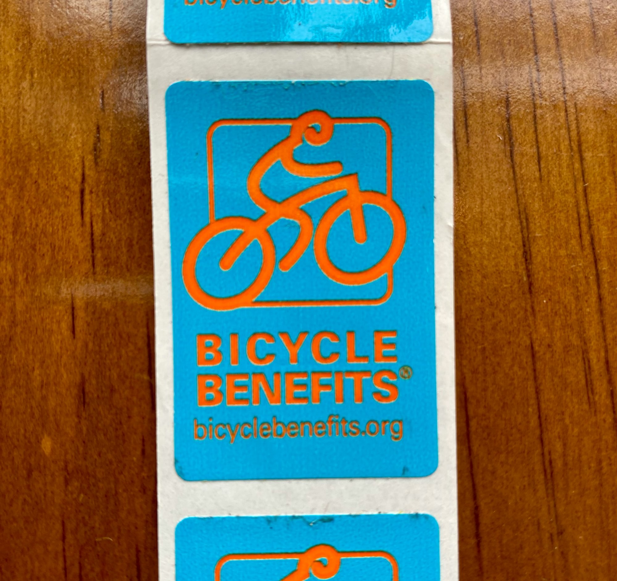 Bicycle Benefits Sticker