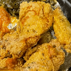 Fried Wings Dinner