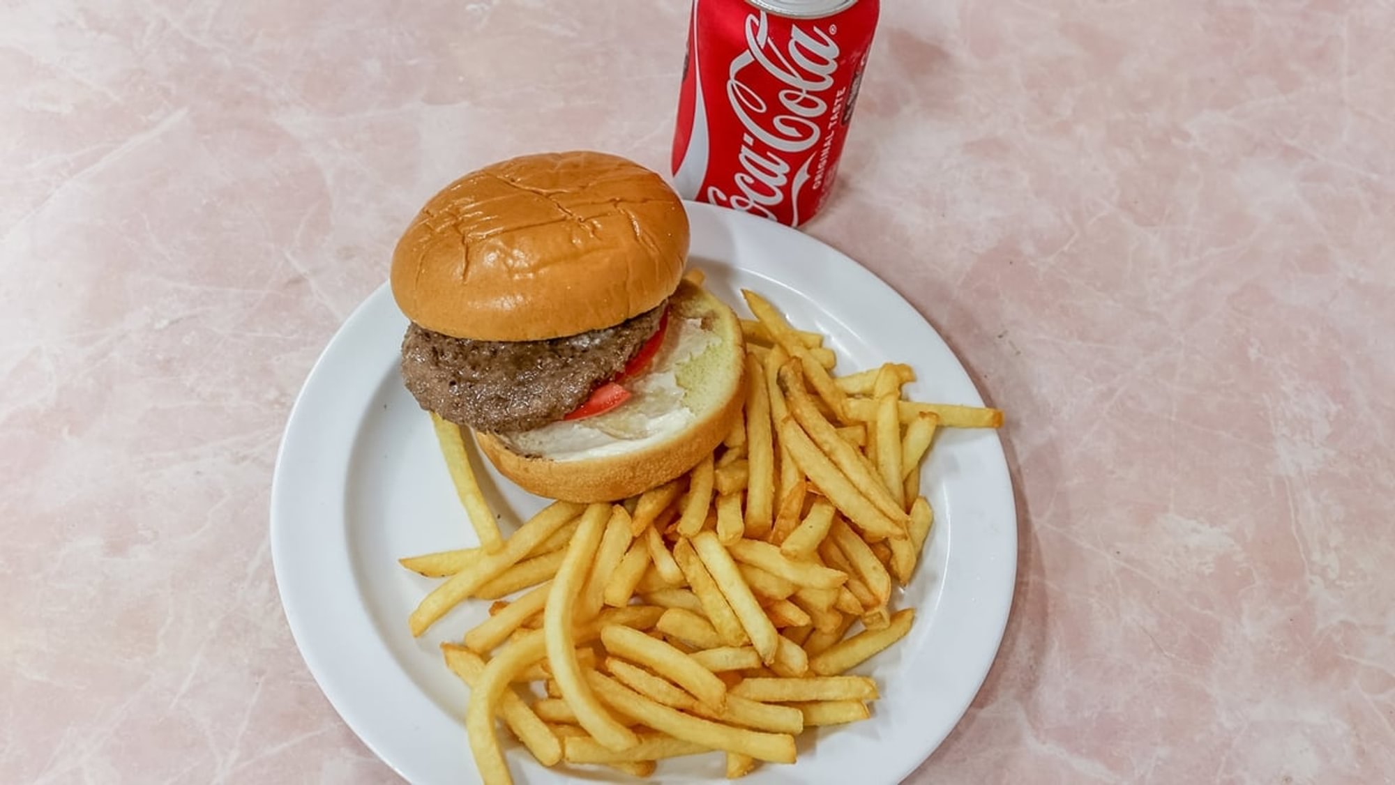 Cheeseburger on a Bun Combo