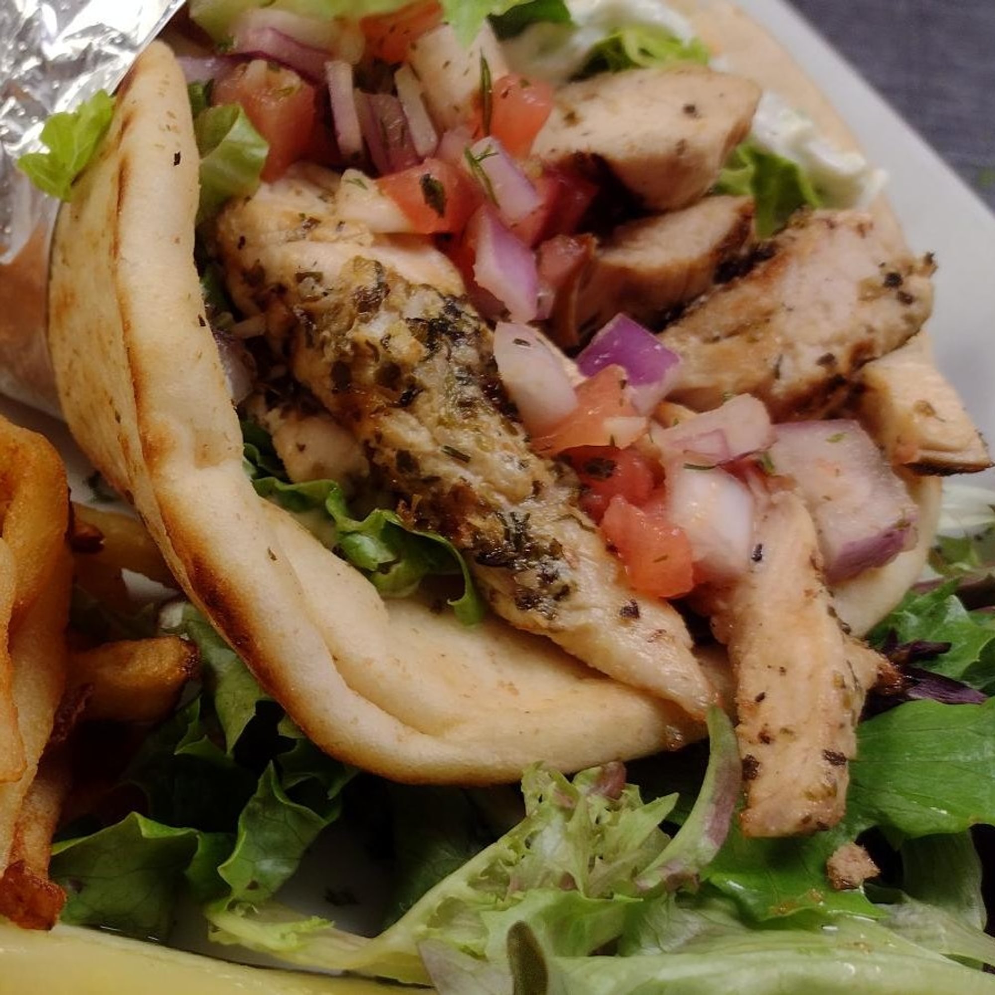 Chicken Gyro Sandwich