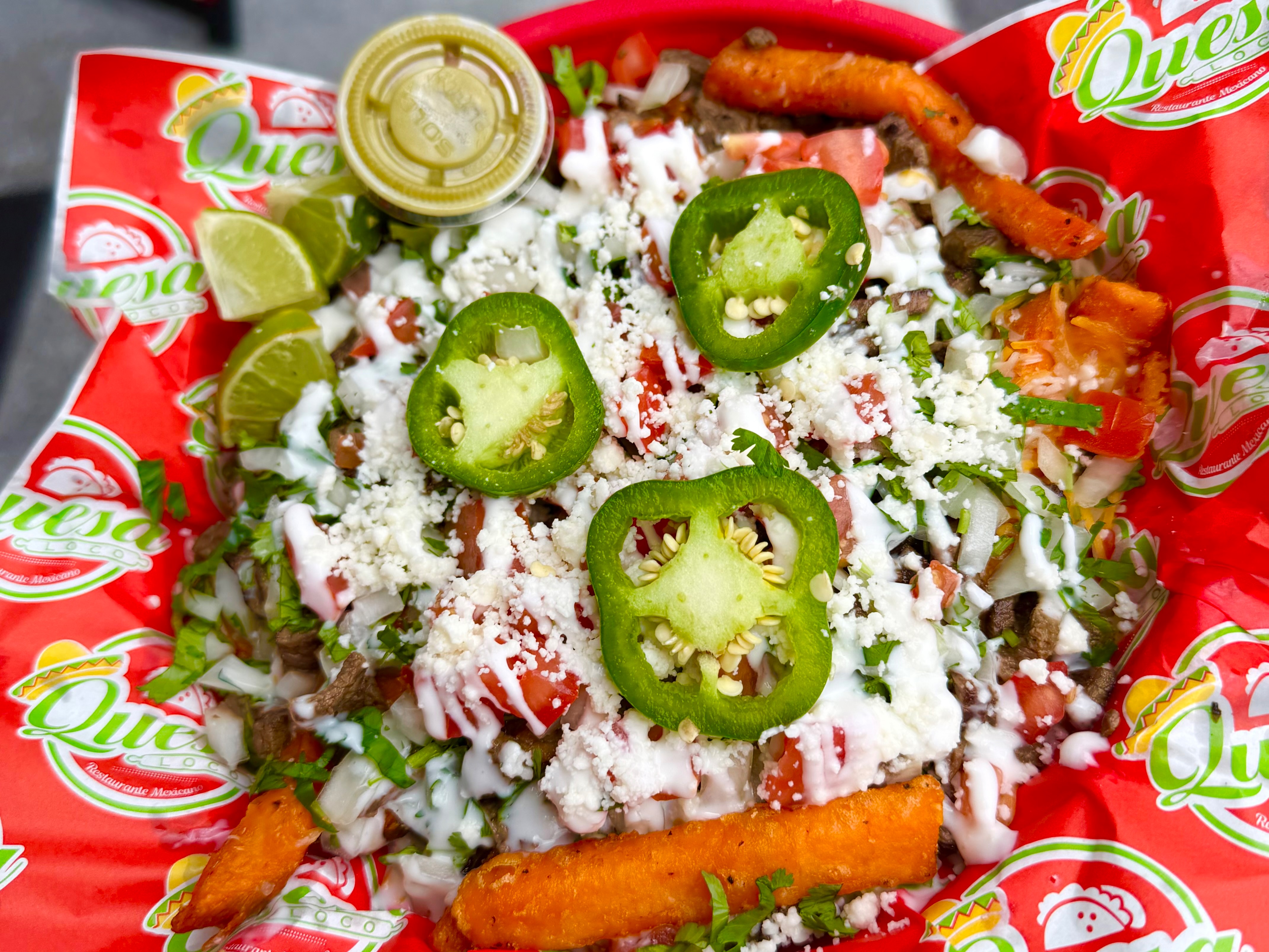 Loaded Sweet Potato Fries