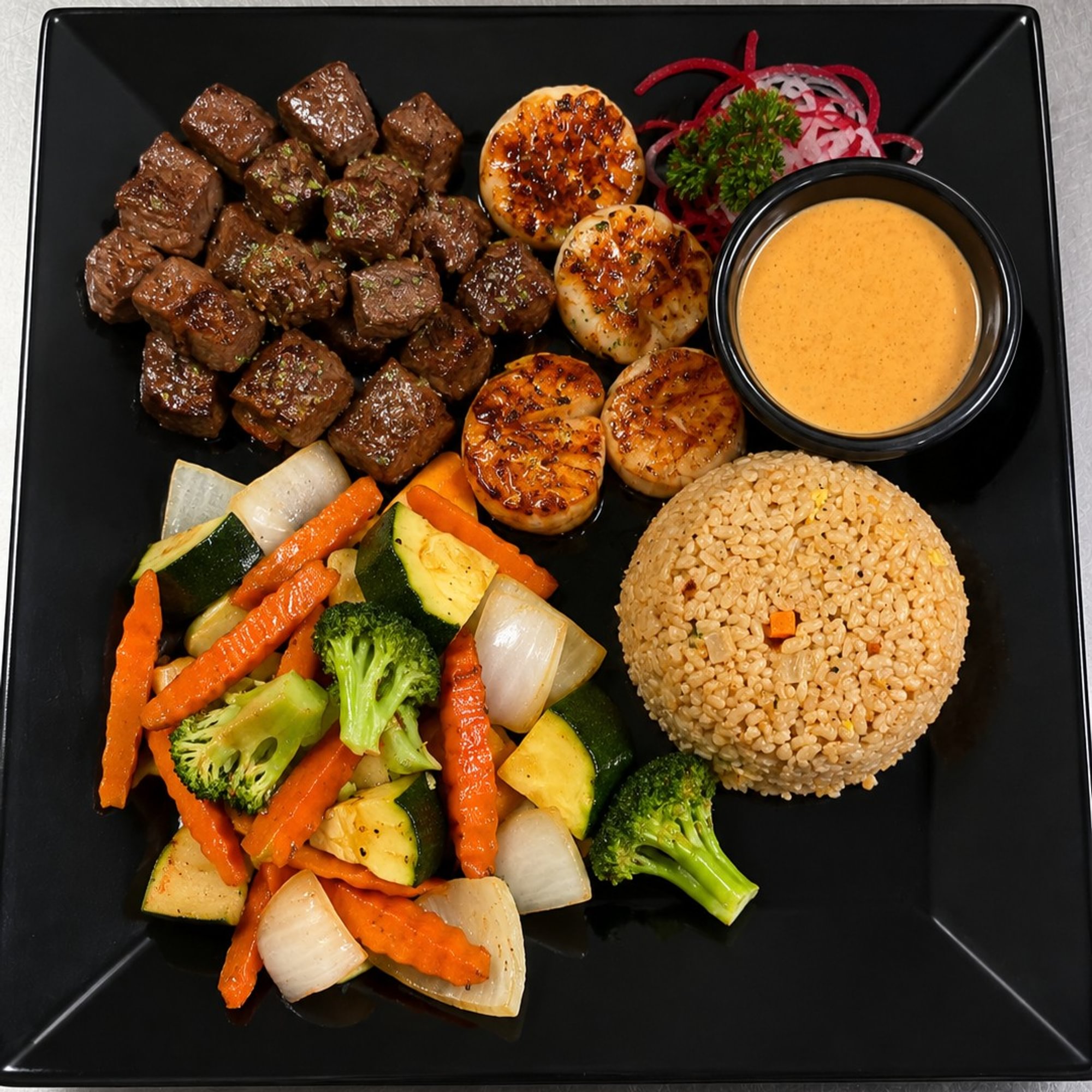 Hibachi Steak & Scallop