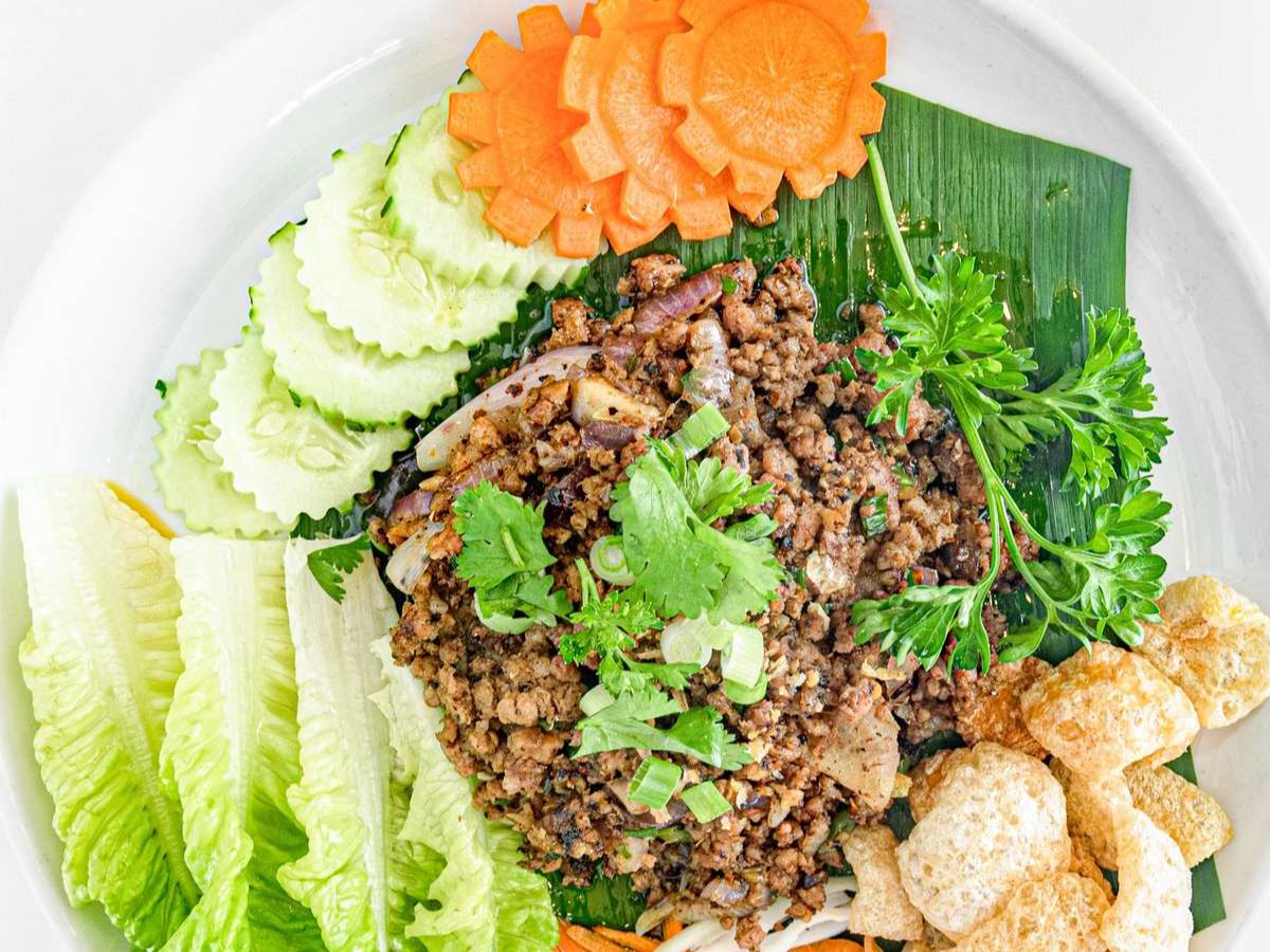 Larb Salad Ground Pork