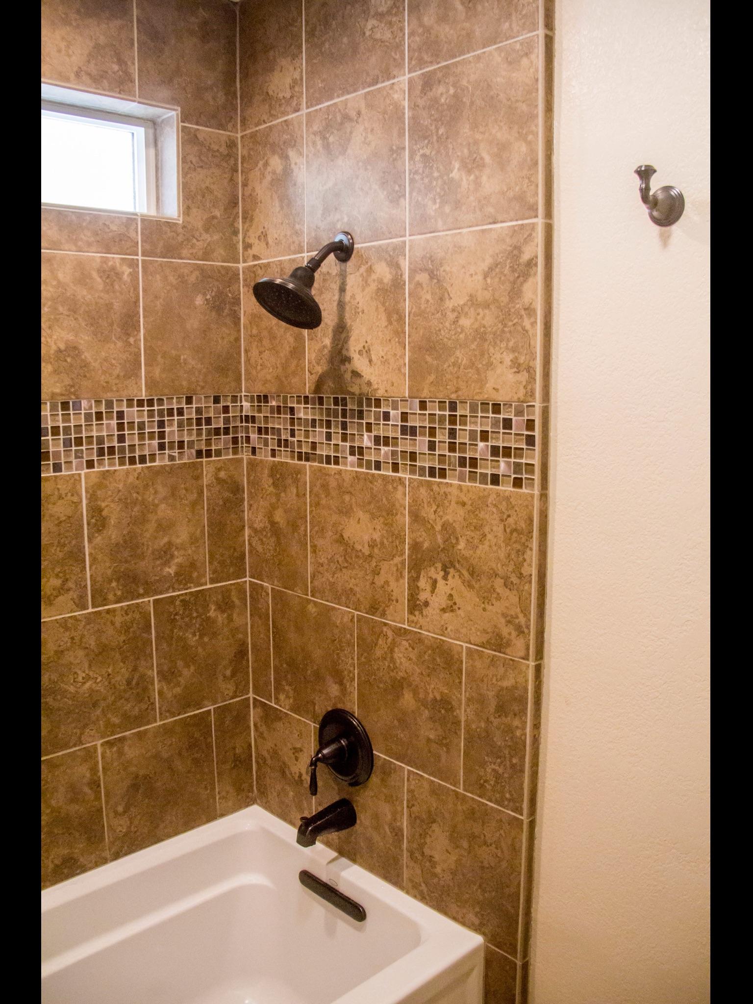 Updated Bathtub and Shower