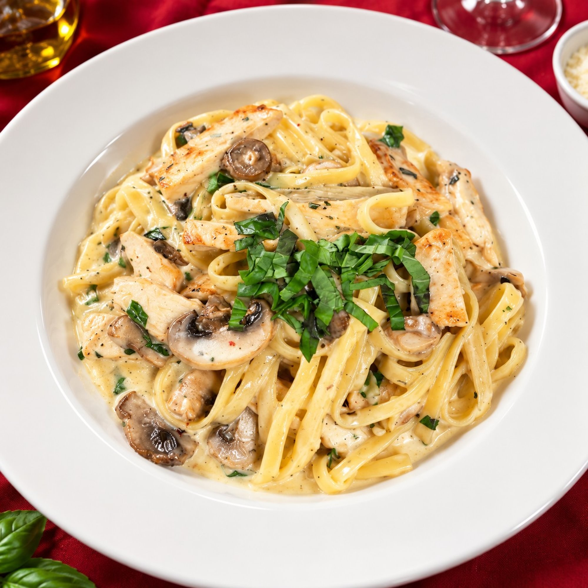 Mushrooms Pasta