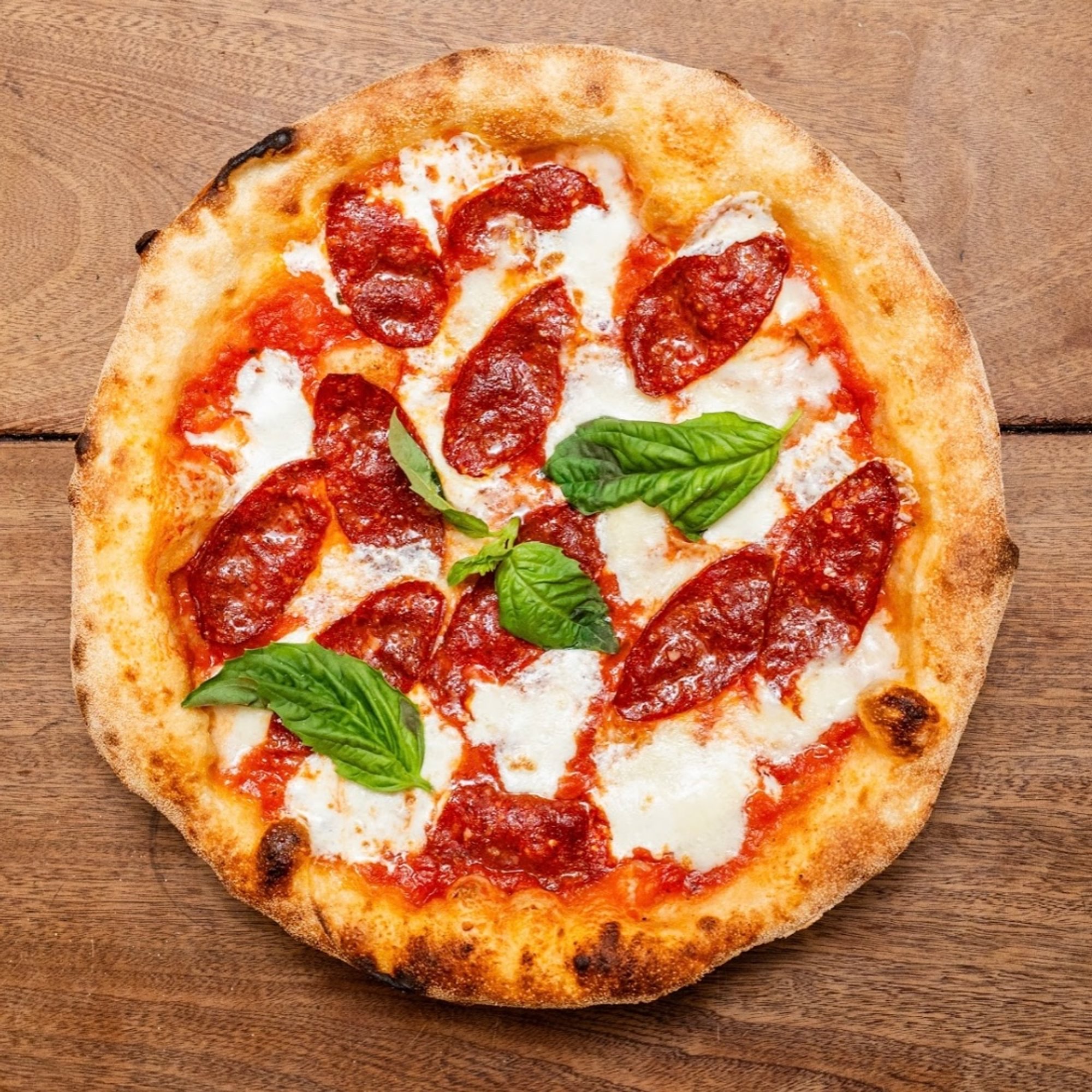 Turkish Pepperoni (Sucuk) & Kashkaval Pizza