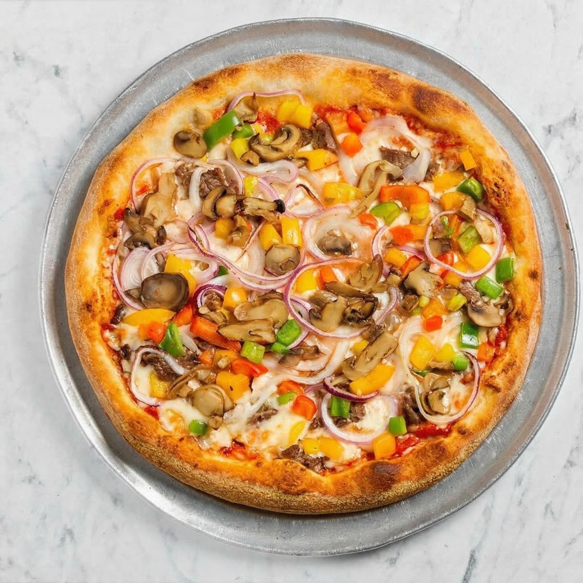 Steak & Cheese Pizza