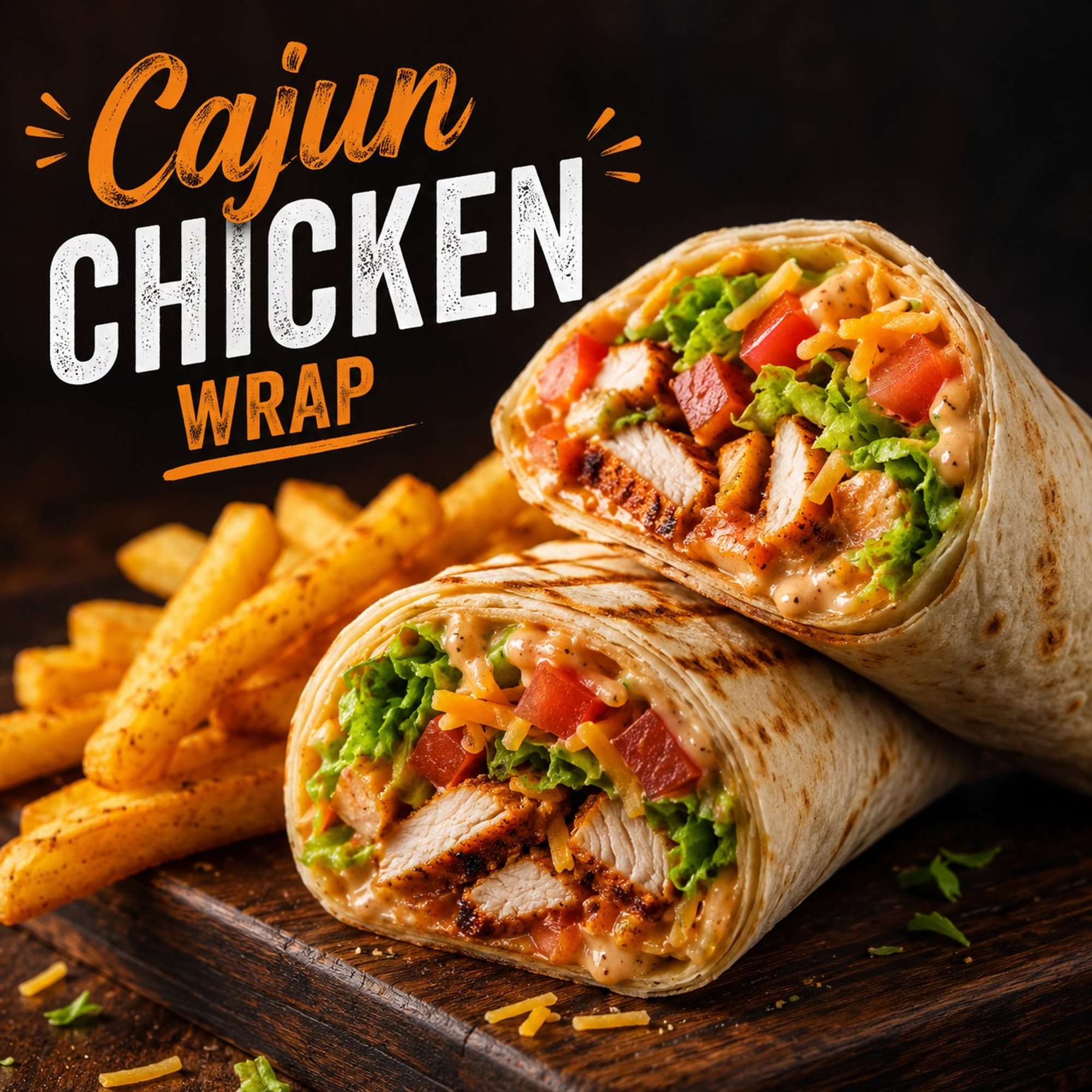 #4 - Cajun Chicken Wrap