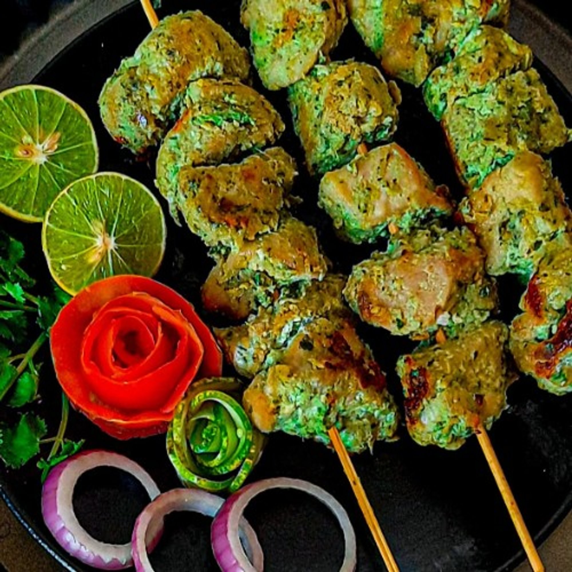 HARIYALI CHICKEN KEBAB