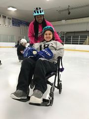 Sled hockey - disability style!