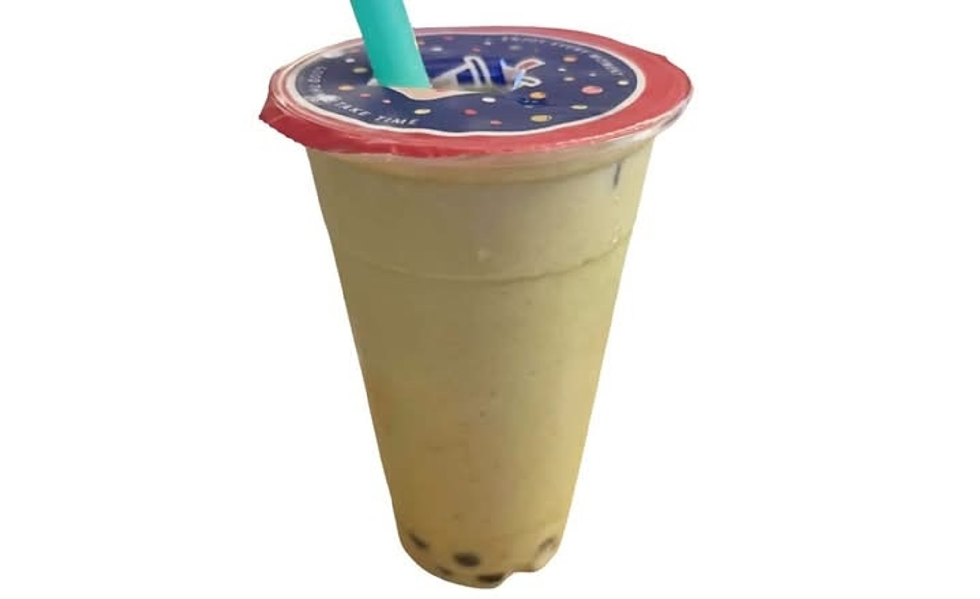 Matcha Layered Raspberry Milk Tea