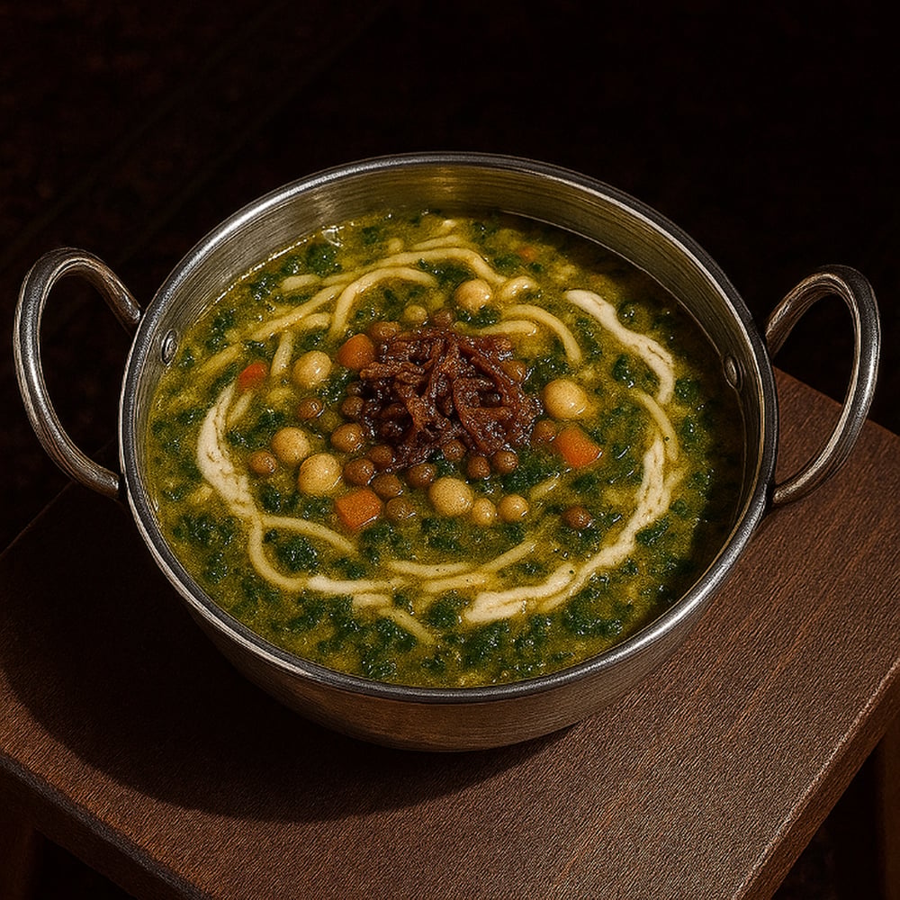 🌱 Ash-Reshteh (Persian Noodle Soup) (آش رشته)