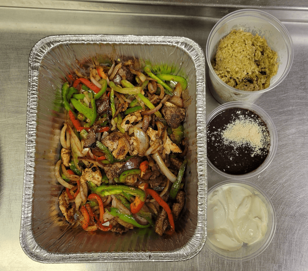 Family Chicken & Steak Fajitas
